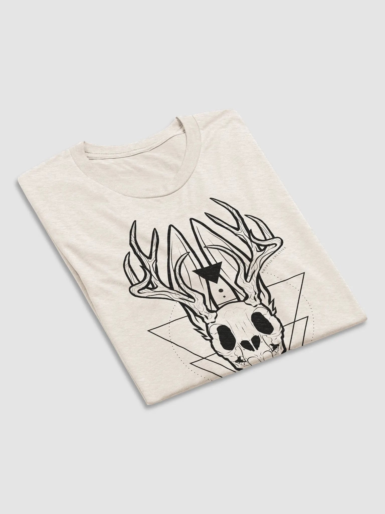 Jackalope Skull UltraSoft Triblend Tee product image (5)