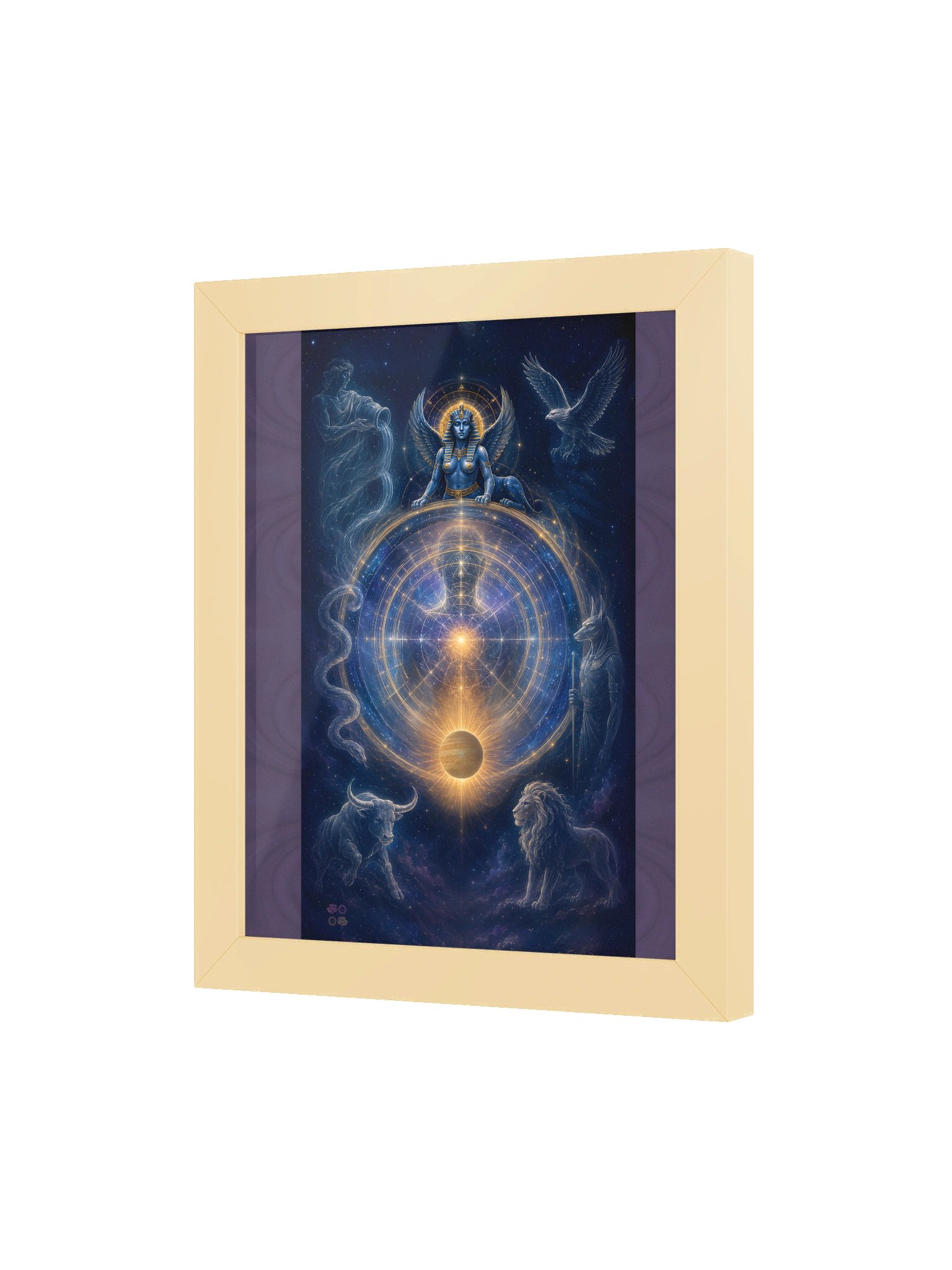 10 Wheel of Fortune Tarot Art Framed Poster product image (3)