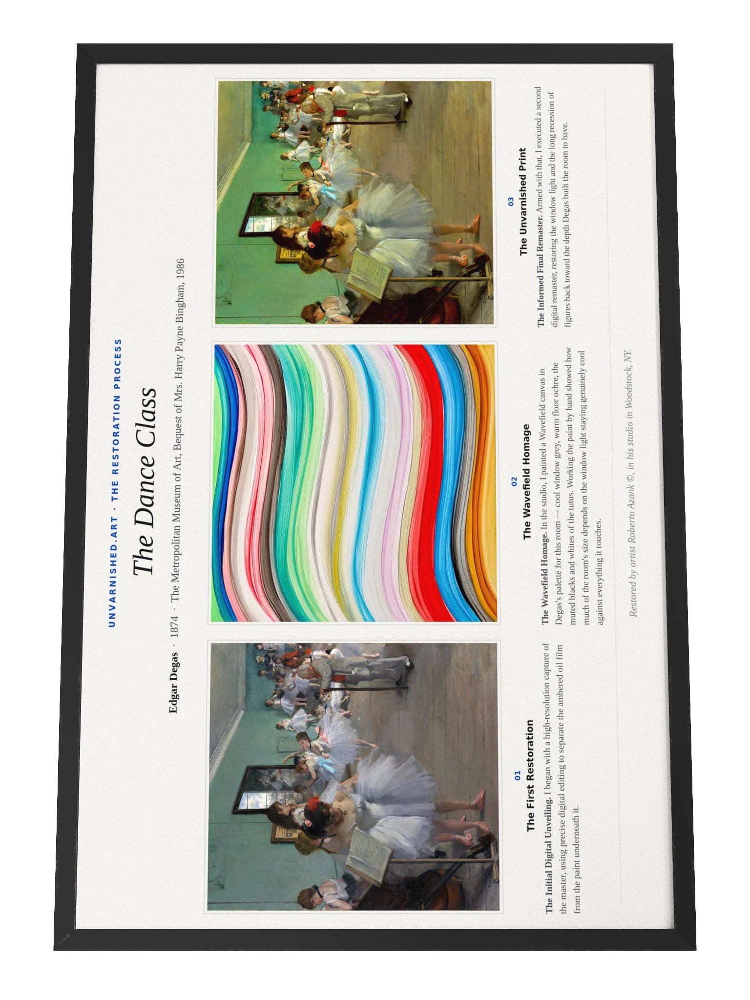 The Dance Class — Framed Process Poster product image (1)