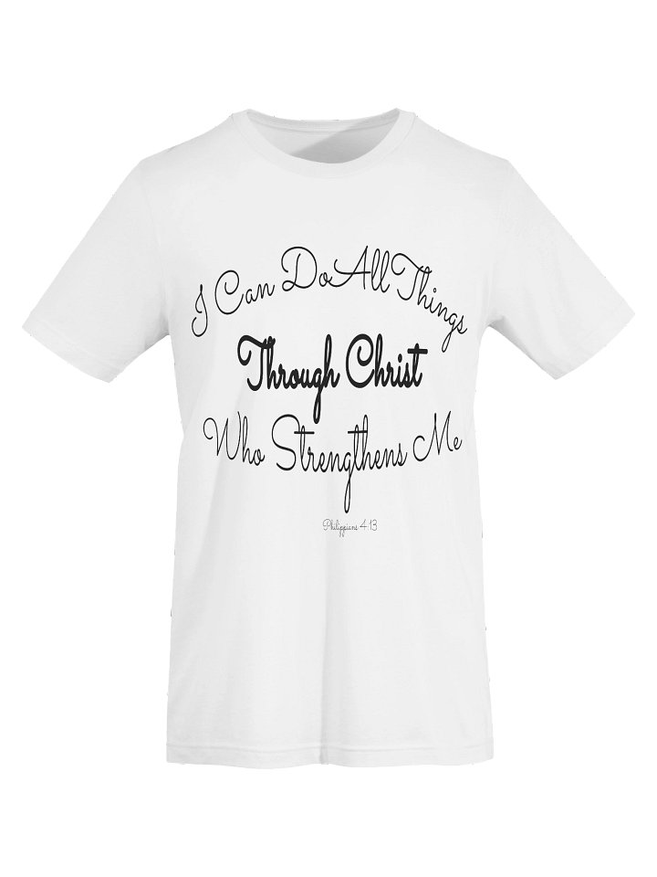 D2You I Can Do All Things Classic T Shirt -Front (unisex) product image (13)