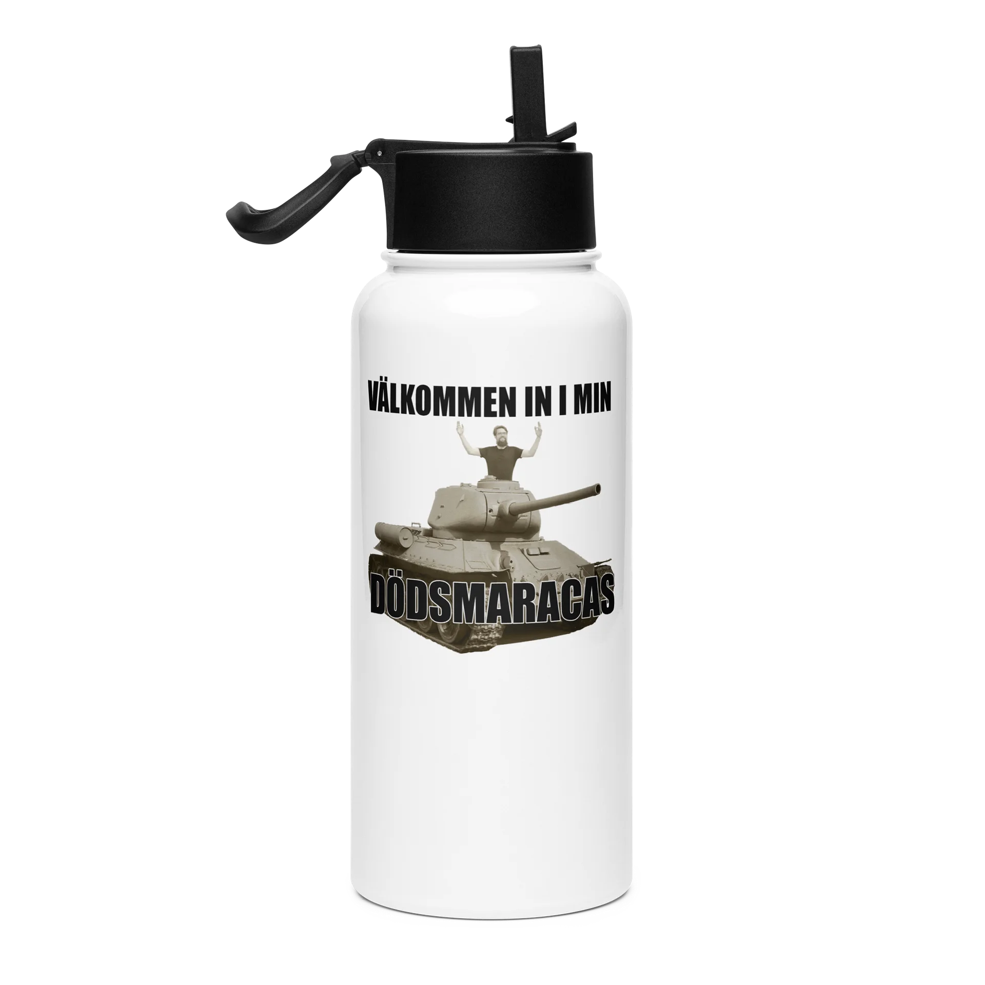 Välkommen in i min dödsmaracas! (Vattenflaska) product image (1)