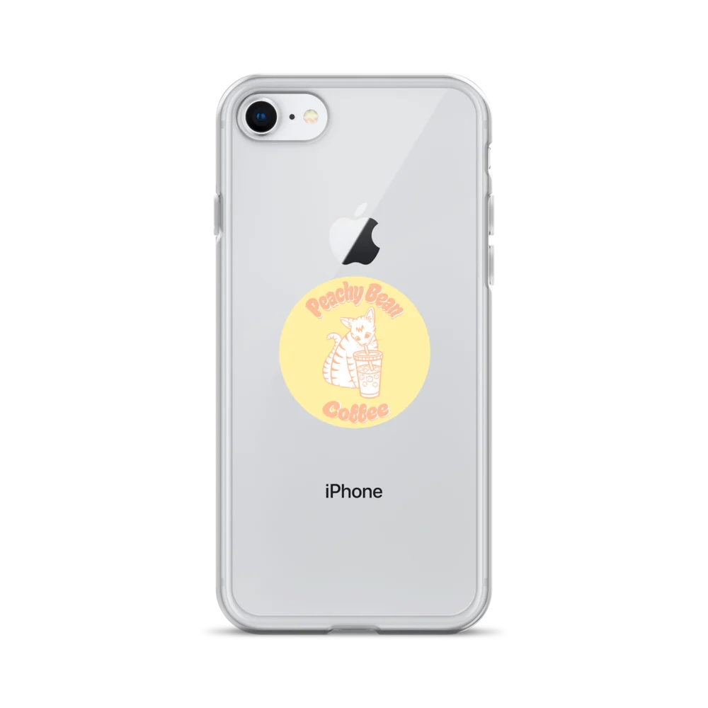 Peachy Bean Coffee iPhone Clear Case product image (28)