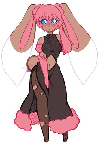 #digitalart #art #oc #anthro #lopunny #pokemon