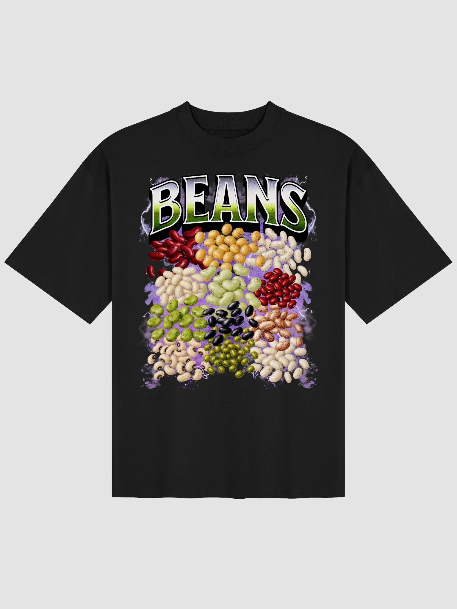 Grunge Beans Oversized Tee product image (2)