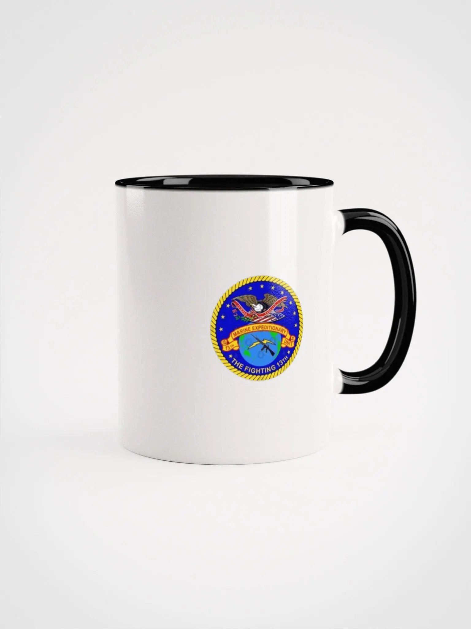 13th Marine Expeditionary: Coffee Cup White Exterior/Black Interior product image (1)