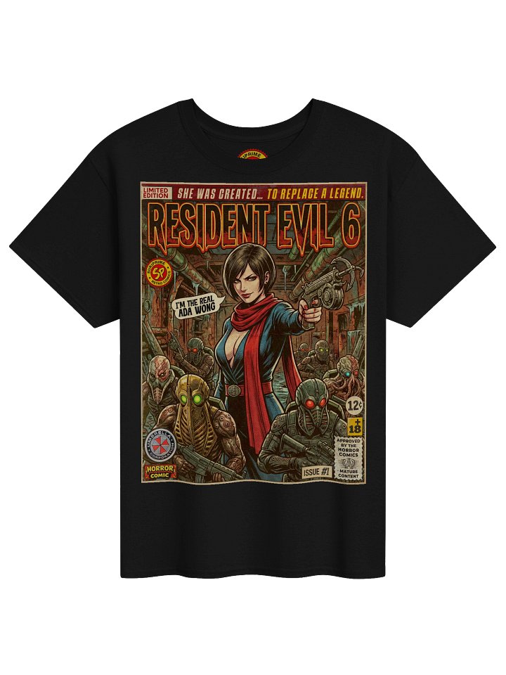 Resident Evil 6 Carla Radames Comic Art T-Shirt product image (1)