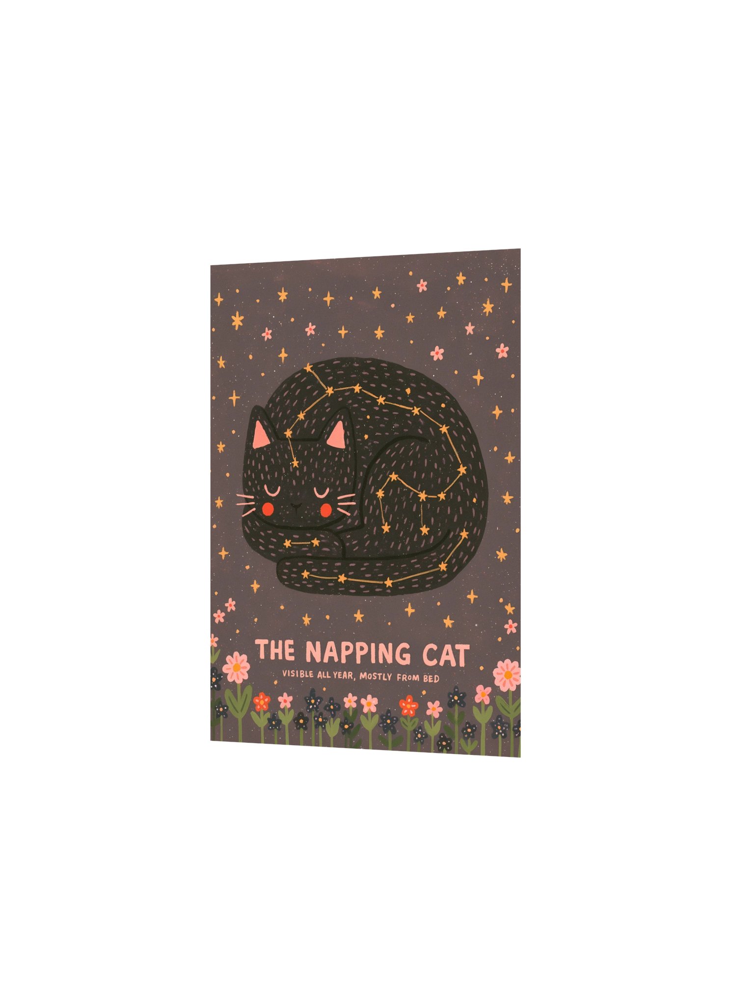 The Napping Cat Starry Poster product image (7)
