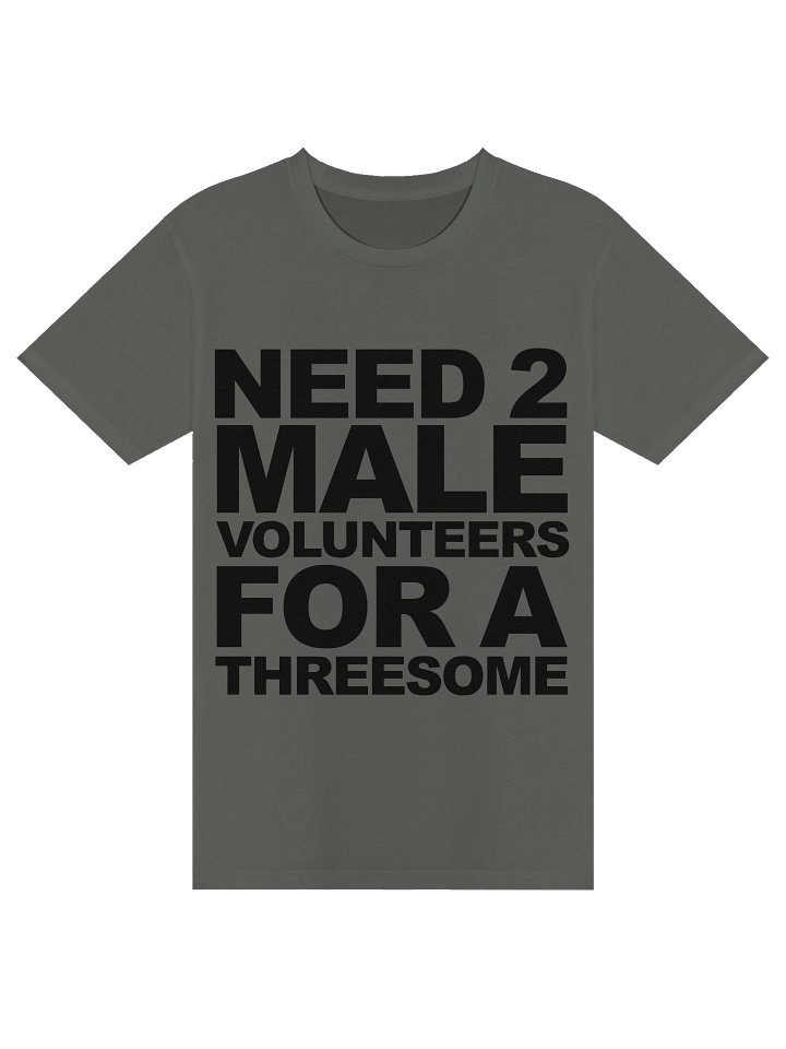 Need 2 Male Volunteers For A Threesome Tee product image (3)