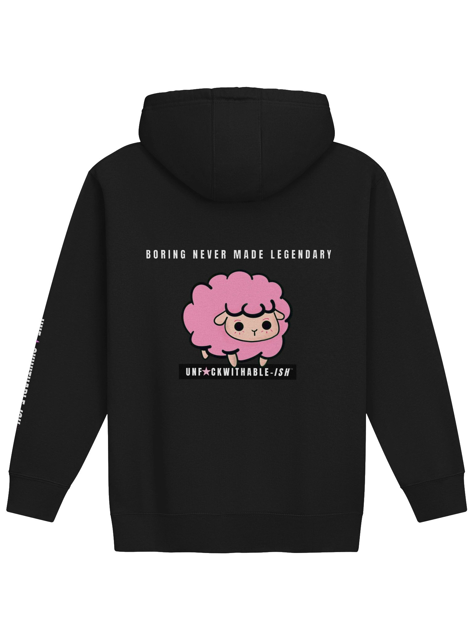 UNF★CKWITHABLE-ISH™ Women's Hoodie F★CK Ordinary Be Legendary - Pink Star Edition product image (2)