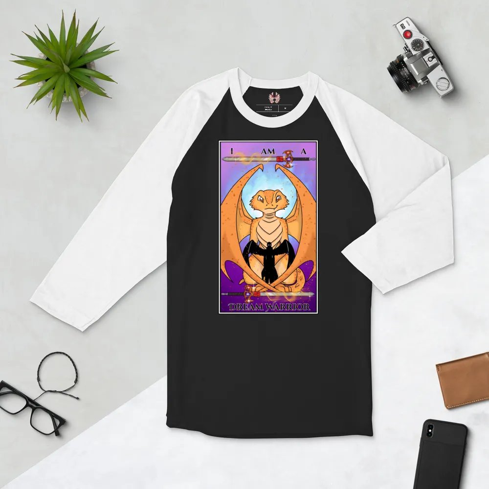 Day of the Dragon "Strength" Tarot Card Baseball Long Sleeve Shirt product image (5)