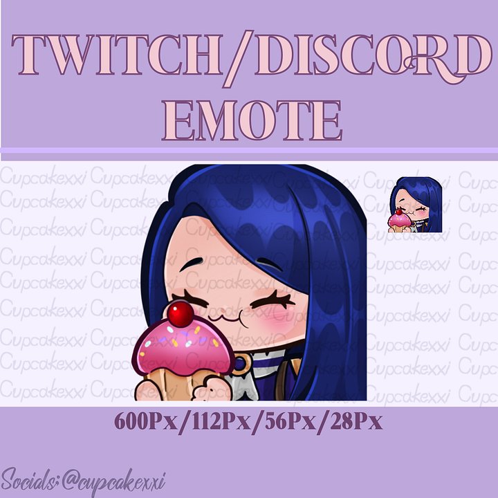Caitlyn | Cupcake | Arcane & LoL | Twitch & Discord emote product image (1)