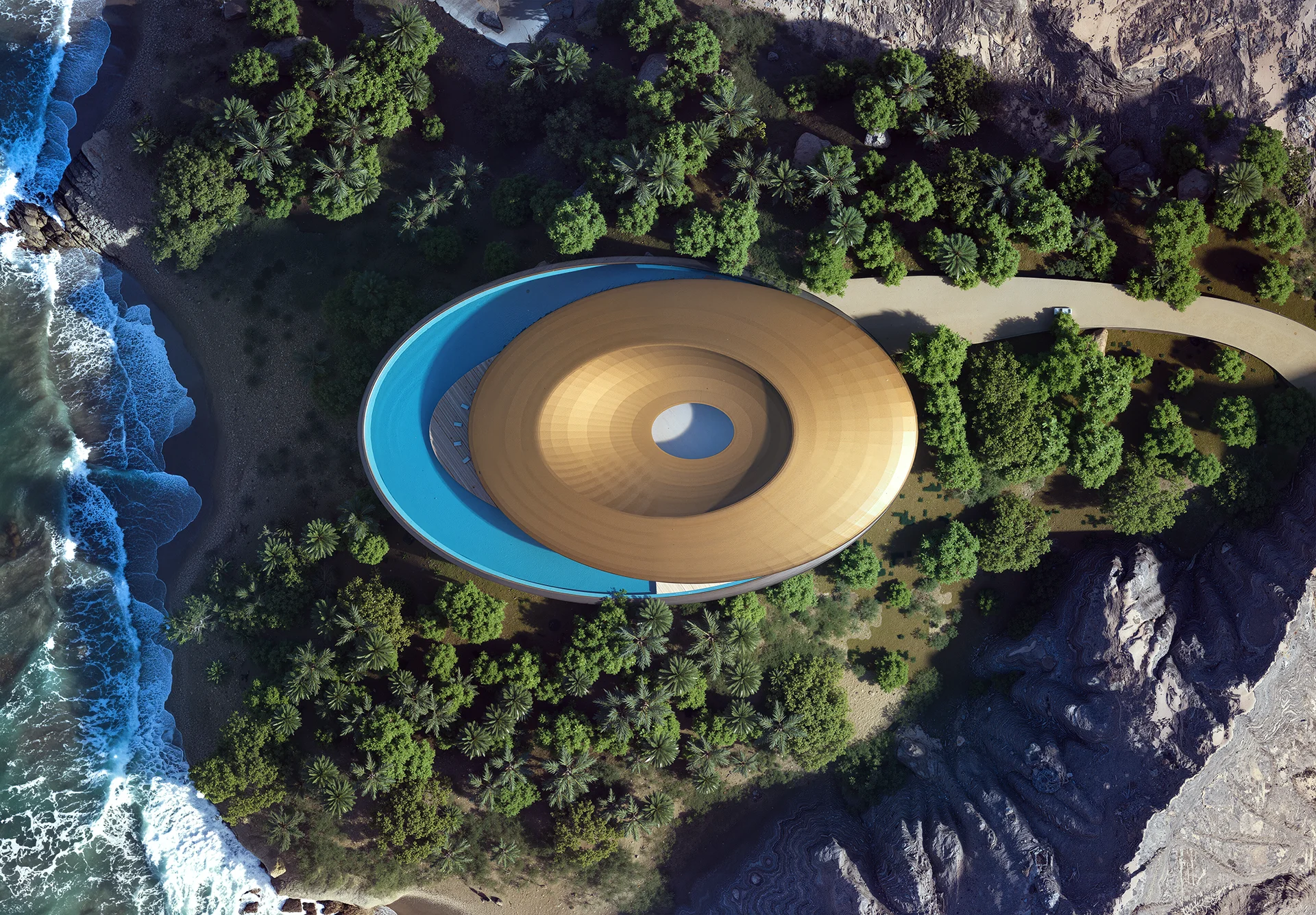 Cliff House (3D Model + D5 Render Scene) product image (10)