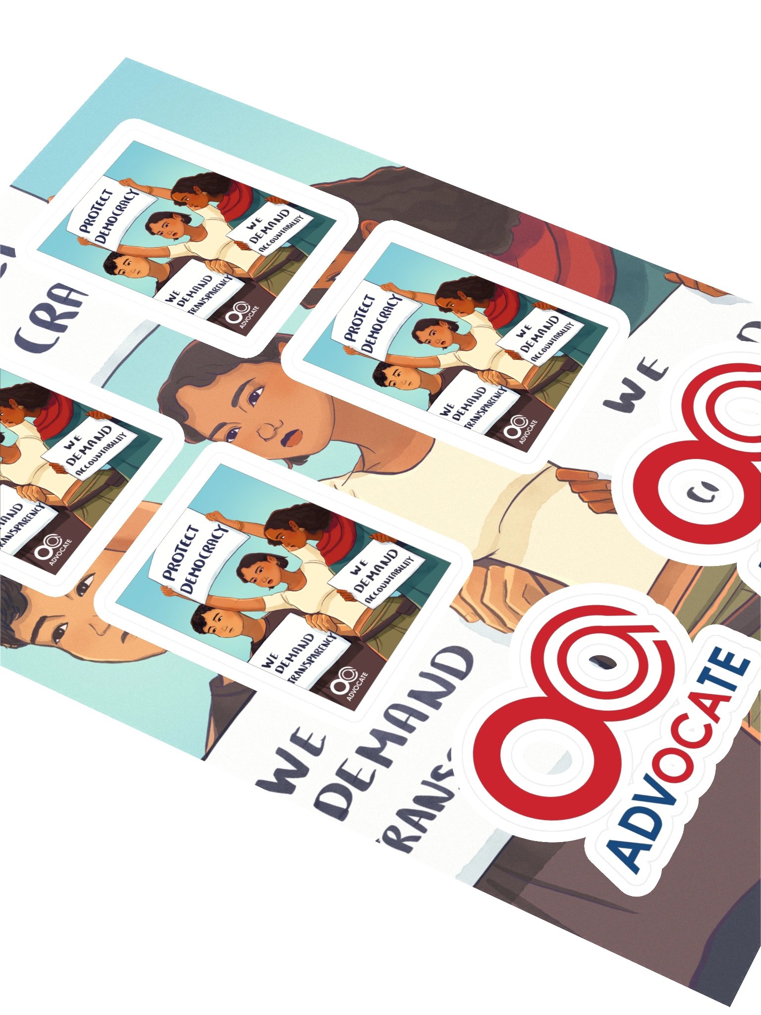 Protect Democracy Sticker Sheet product image (3)