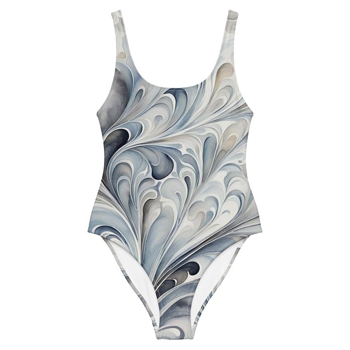 Gray Fractals Swimsuit product image (2)
