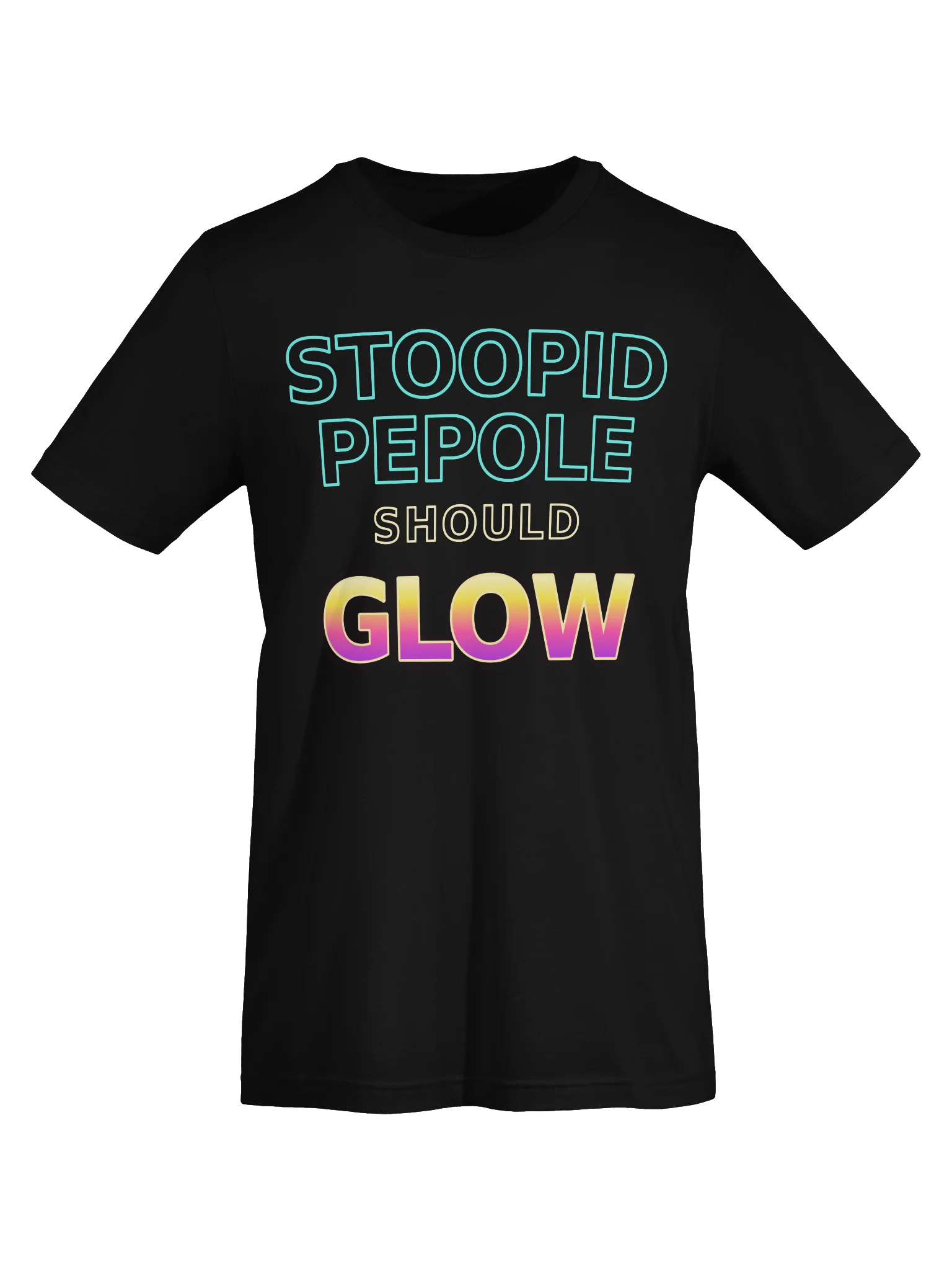 Stoopid Pepole Should Glow (Black/Navy) product image (7)
