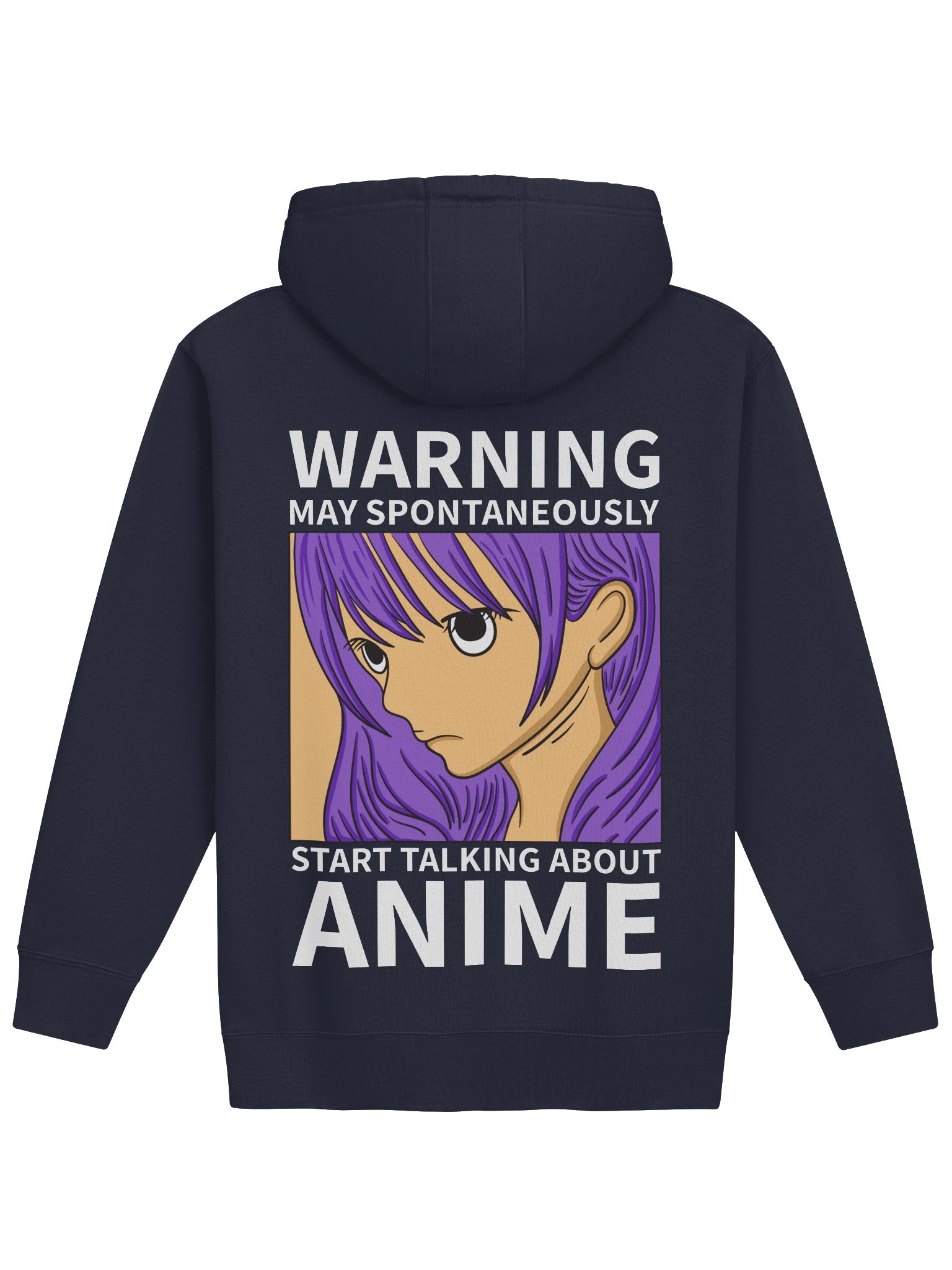 Warning: May Start Talking About Anime Unisex Hoodie product image (5)