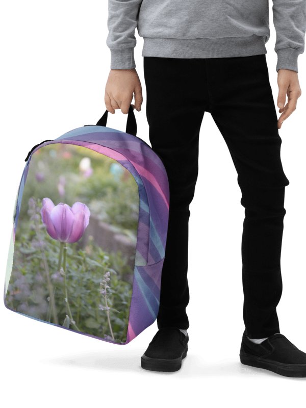 Design-backpack - Purple tulip (Pattern Design) product image (2)
