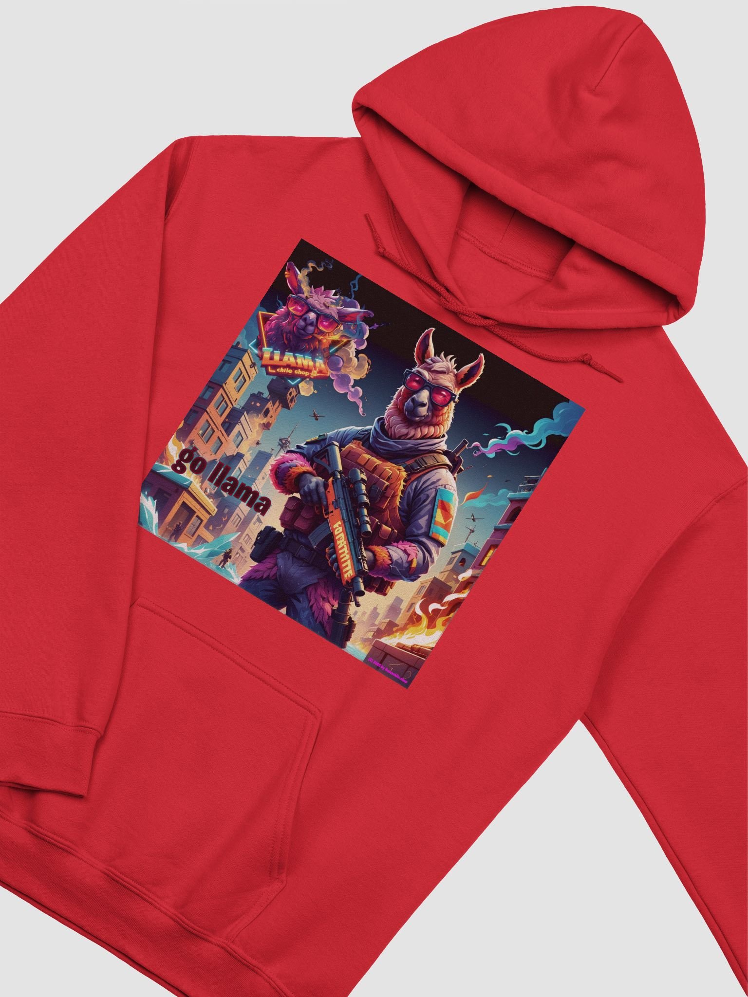 🦙 “Go Llama or Go Home” Hoodie product image (3)