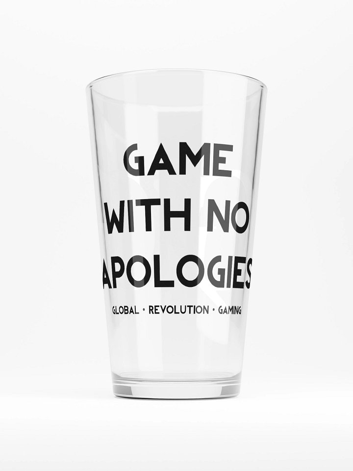 GRG Motto Pint Glass - Black product image (2)
