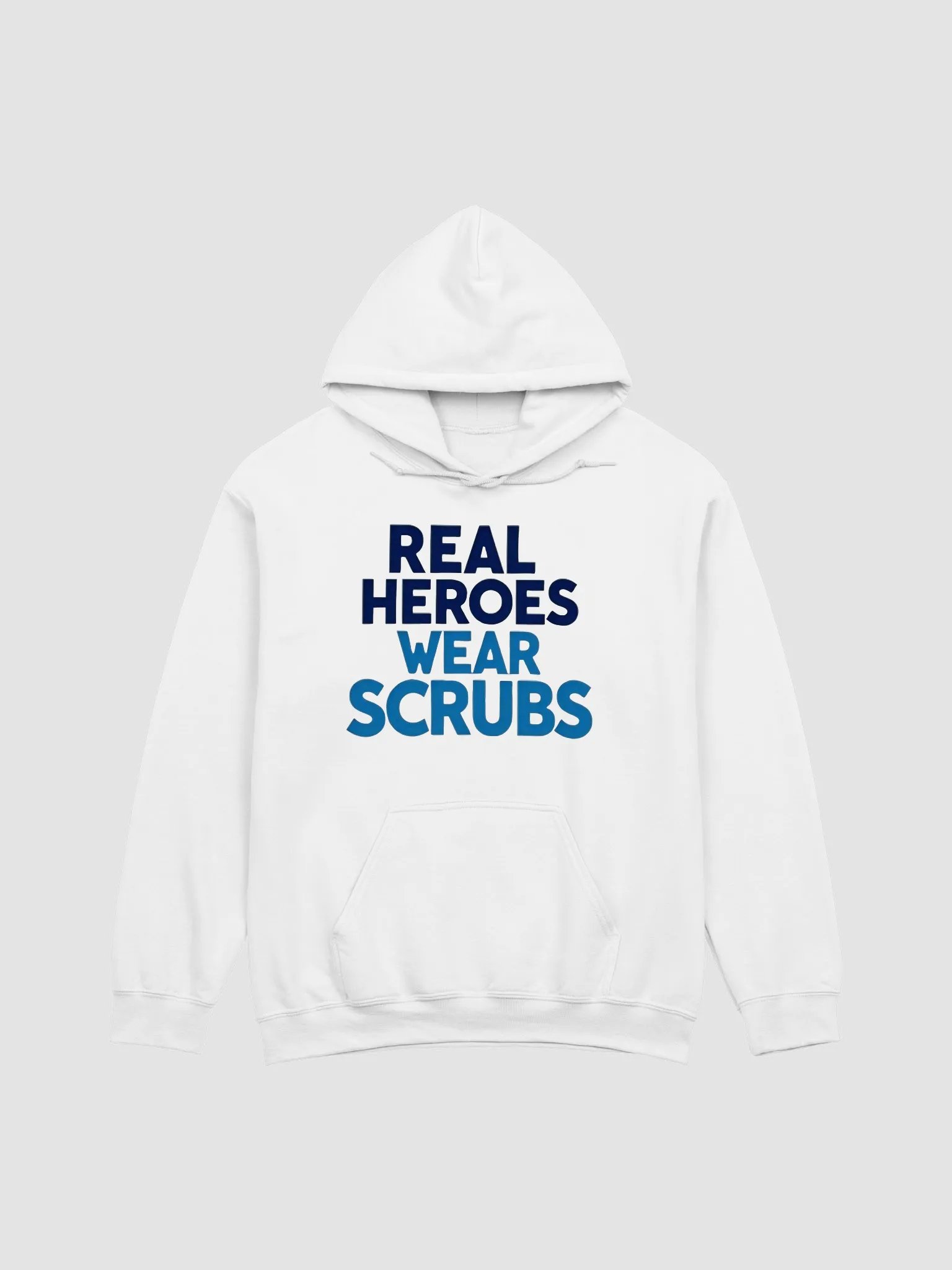 Real Heroes Wear Scrubs Hoodie product image (8)