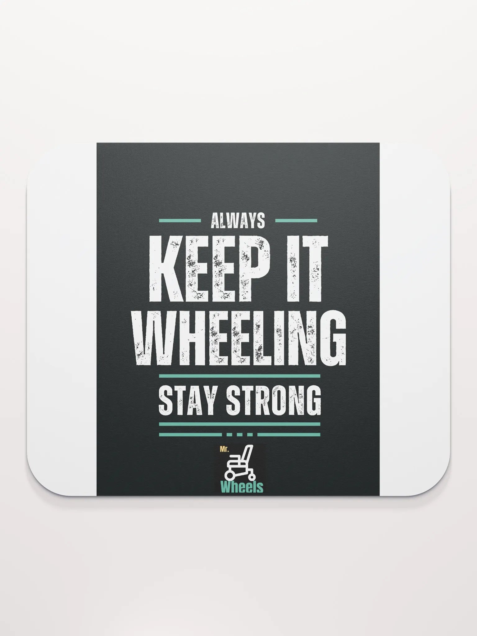 Wheelchair Motivation Mouse Pad product image (2)