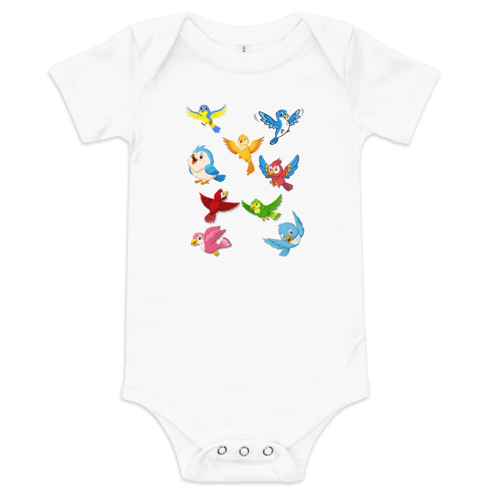 Whimsical Birds Baby Onesie product image (6)