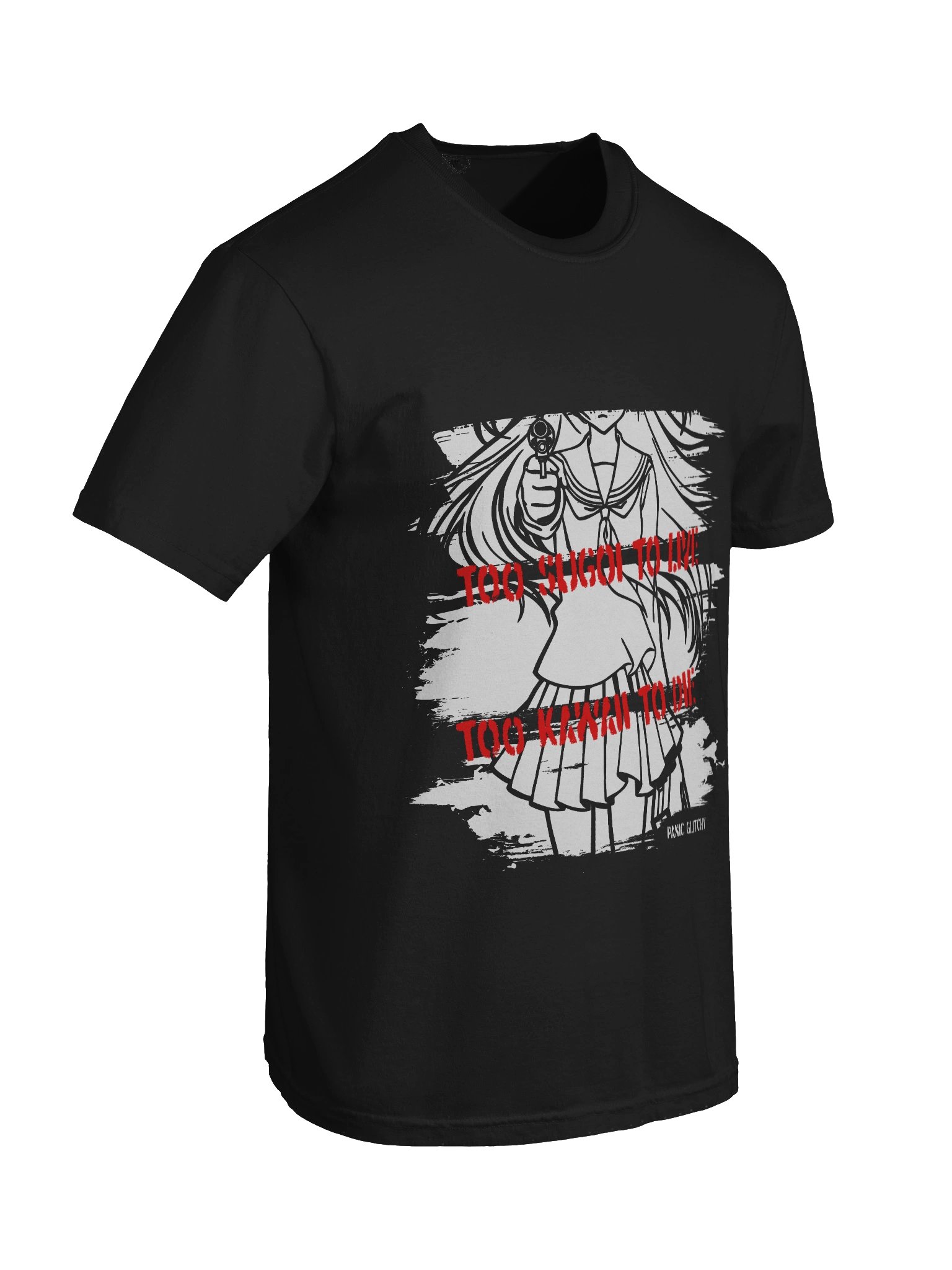 Too Sugoi/Too Kawaii Painted Gun Tee product image (5)