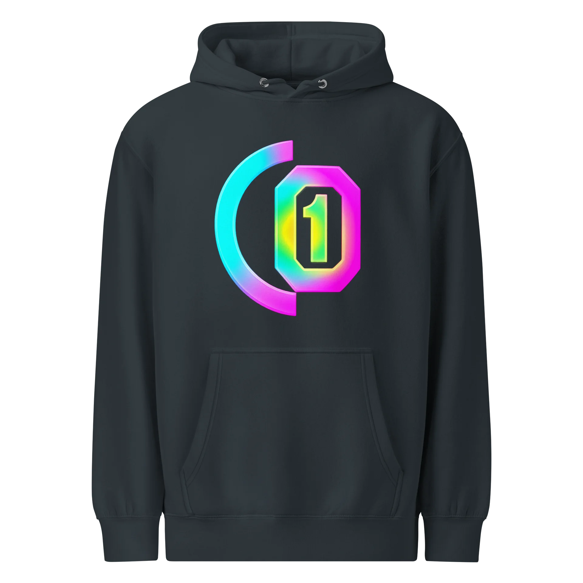 Neon Rainbow Number 1 Hoodie product image (1)