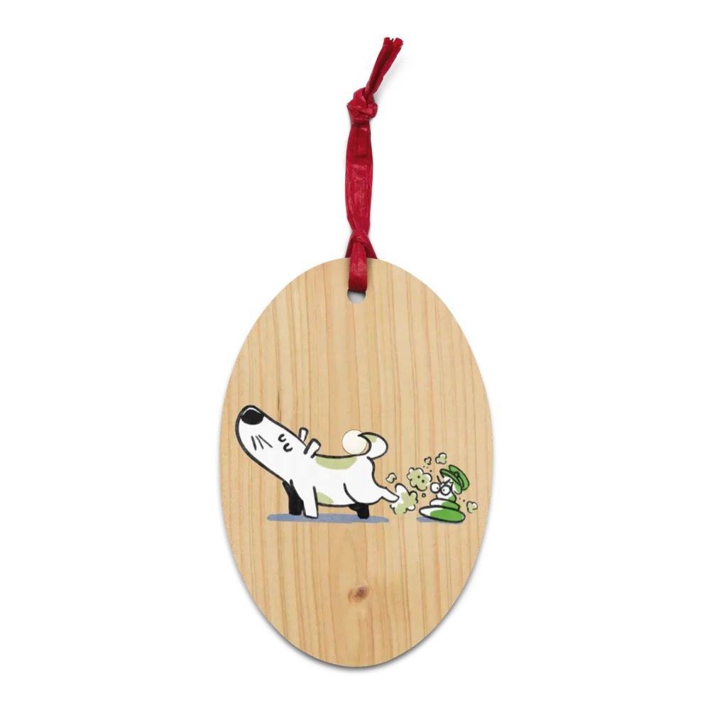 Just a Pup Poop | Wooden Ornaments product image (2)