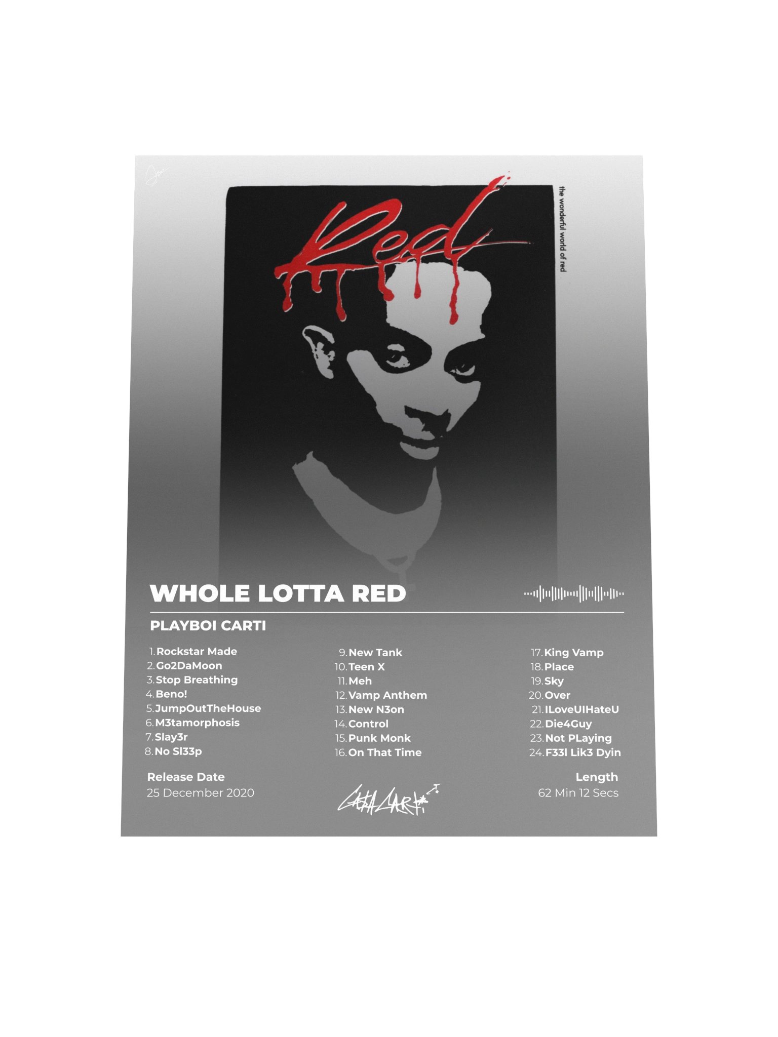 Whole Lotta Red Album Poster product image (4)