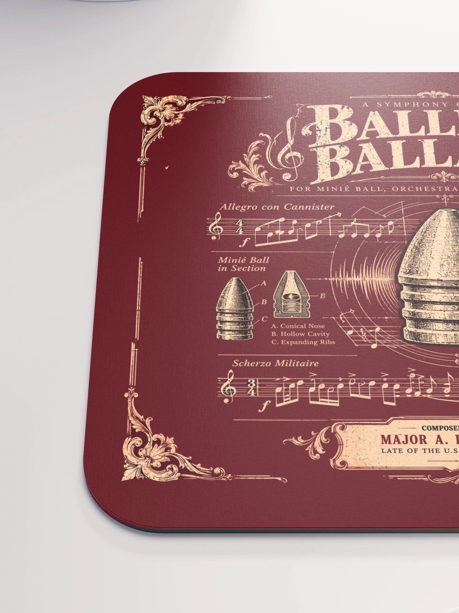Ballistic Balladry Civil War Coaster product image (8)