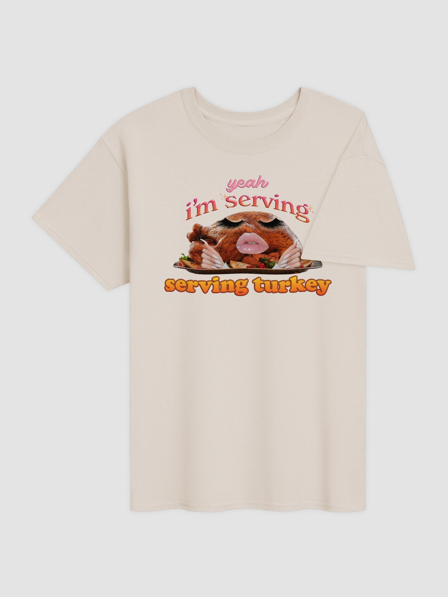 Serving Turkey Thanksgiving T-shirt product image (12)