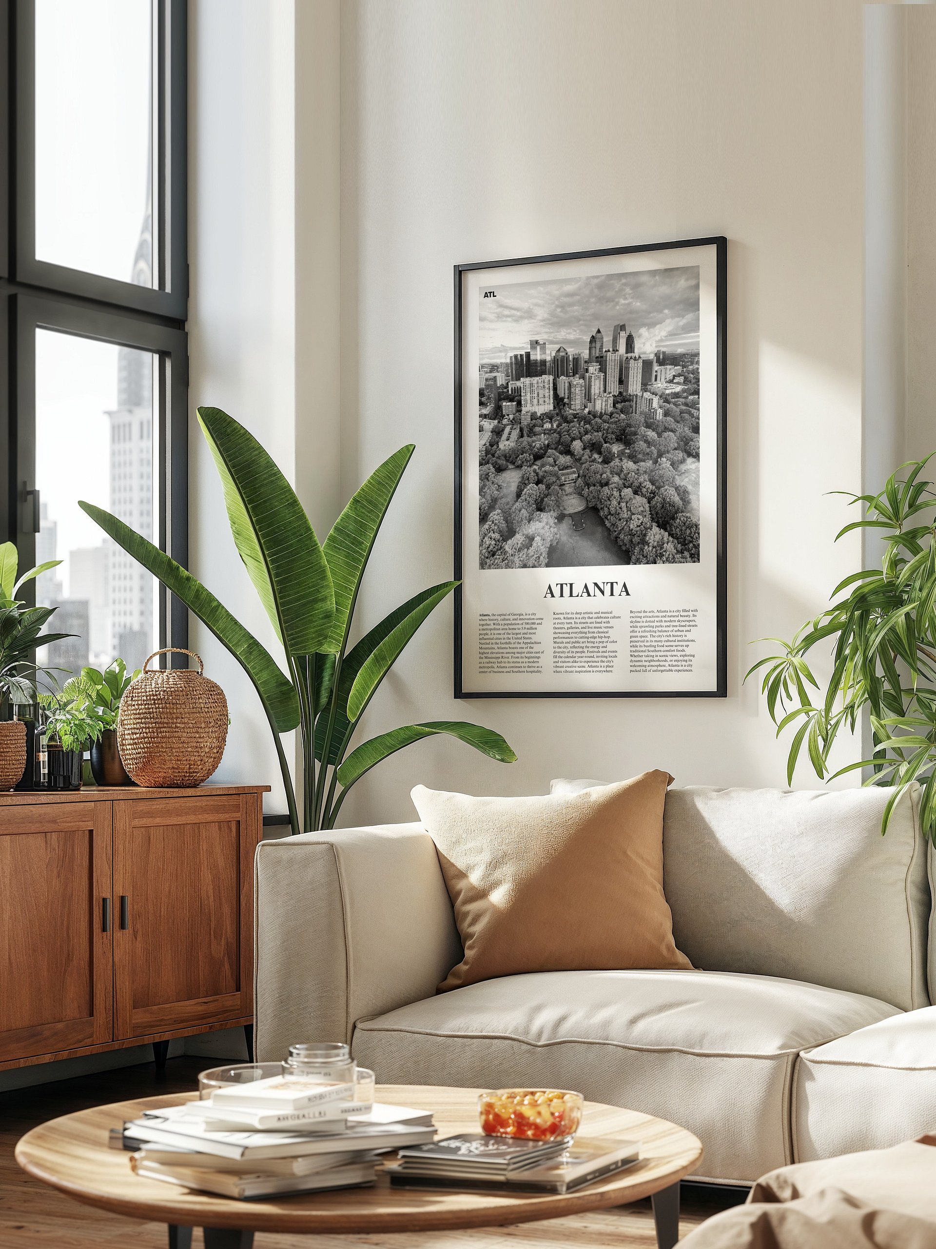 Atlanta 01 Newspaper Poster product image (3)