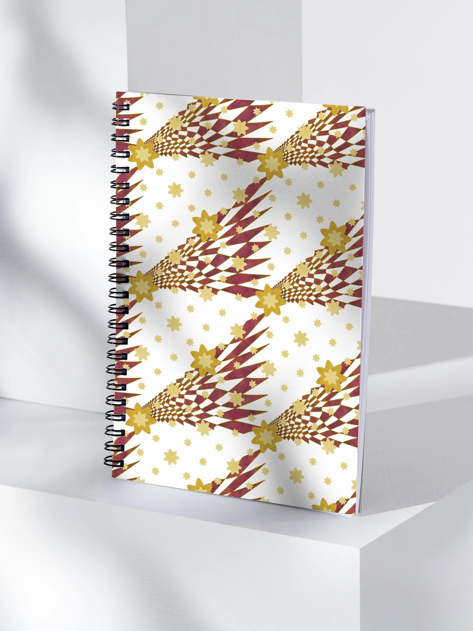 Starry Geometric Dreams Spiral Notebook product image (4)