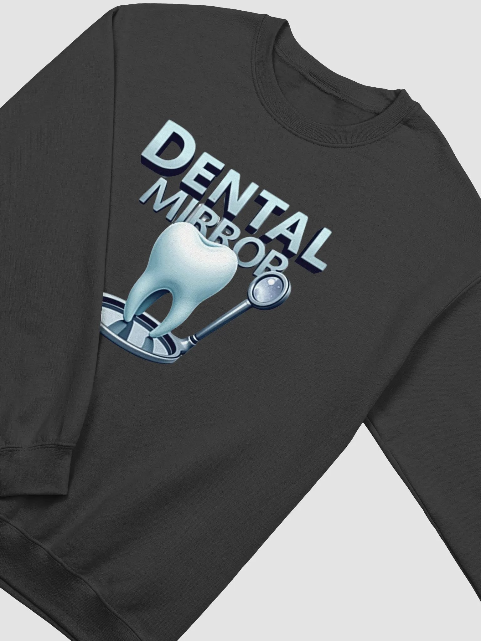 Dental Mirror Graphic Crewneck Sweatshirt product image (23)