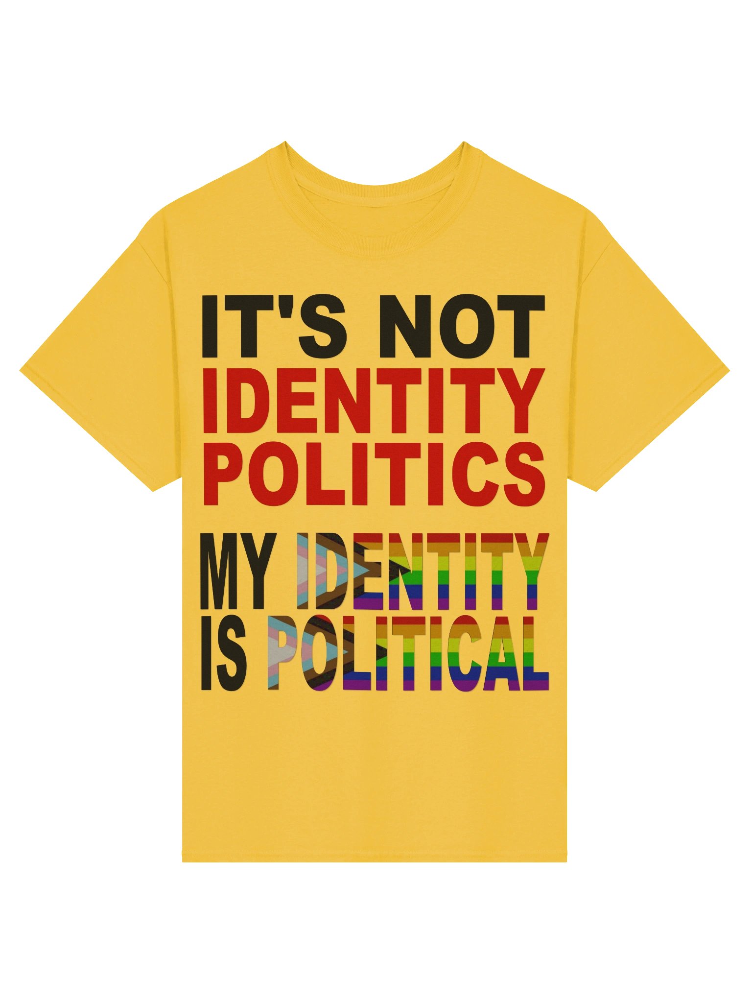 POLITICAL IDENTITY (LGBTQ - light) - T-SHIRT product image (73)
