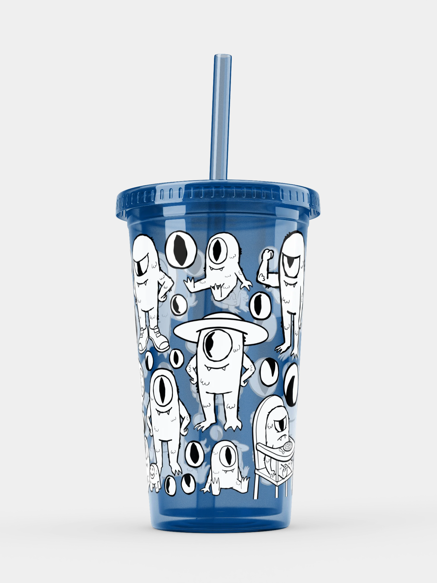 Monster Party Plastic Tumbler product image (5)