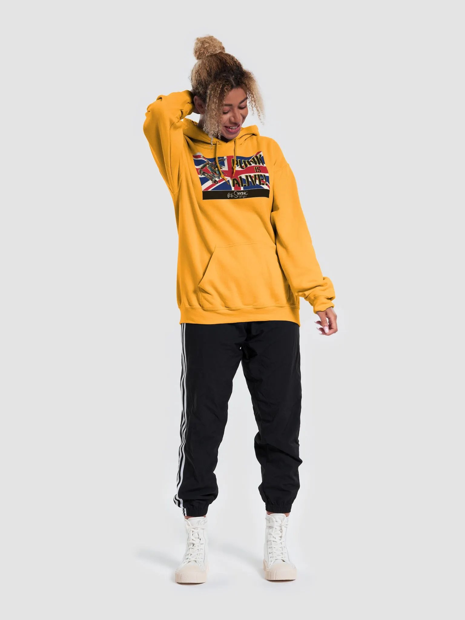 “Punk is Alive!” Hoodie – by O.G. Skater® product image (5)