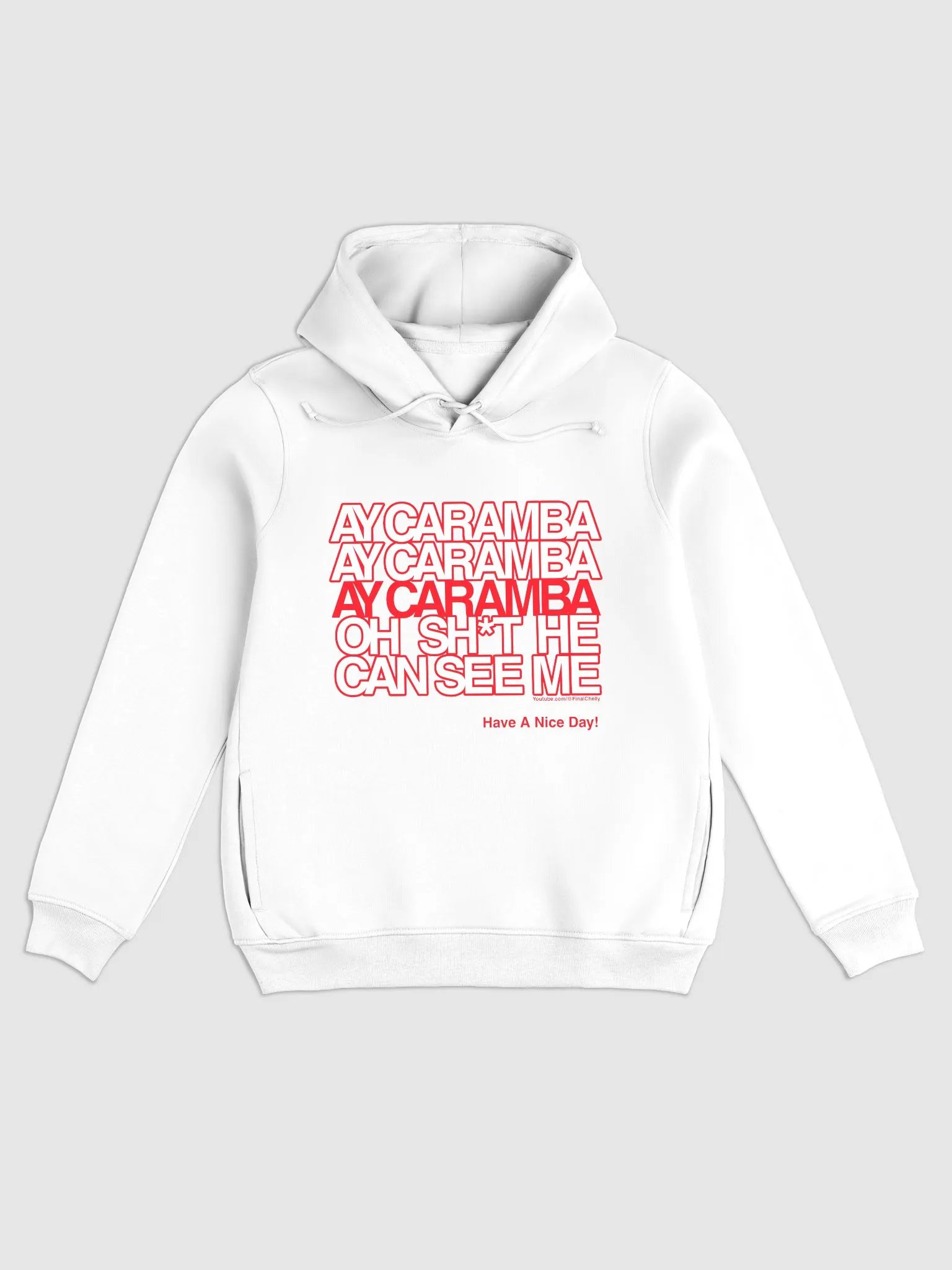 Ay Caramba Womens Organic Printed Hoodie product image (1)
