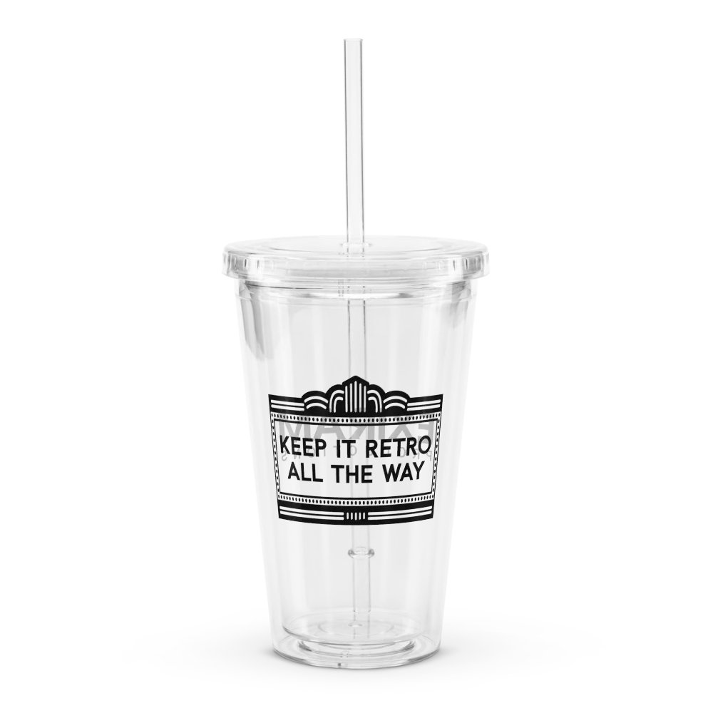 Exiram Double Wall Clear Plastic Tumbler product image (2)
