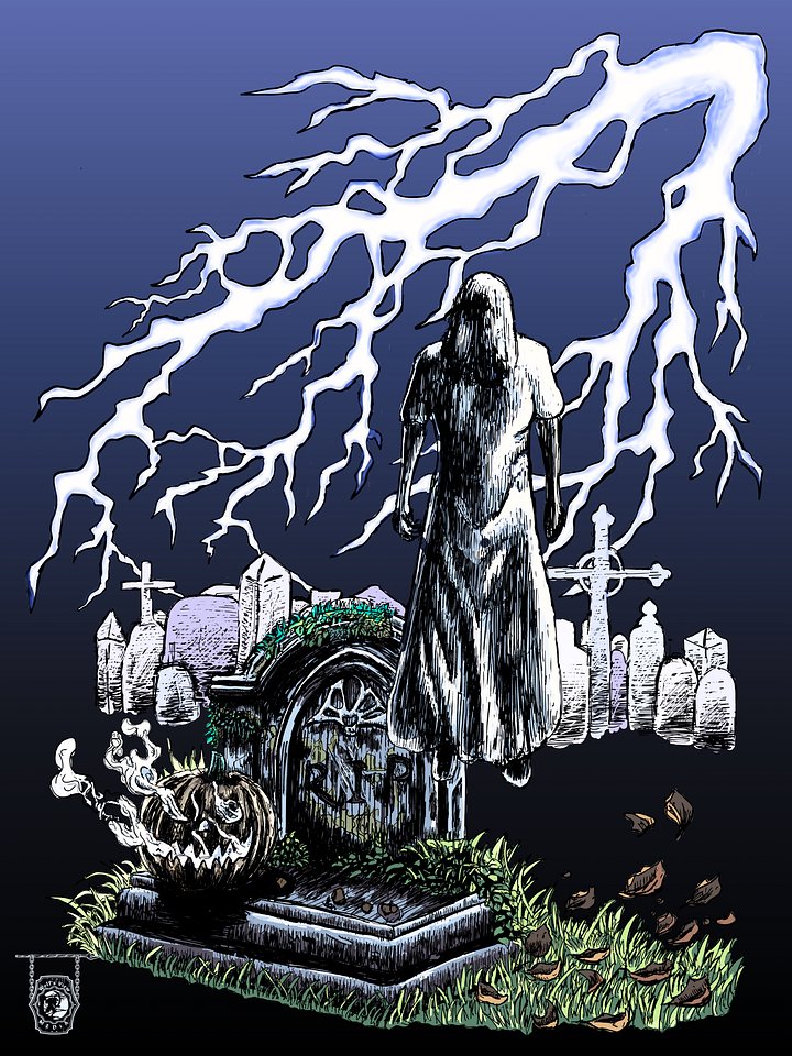 Phantom Series- Phantom V- Halloween Night (color variant)- Poster Print product image (1)