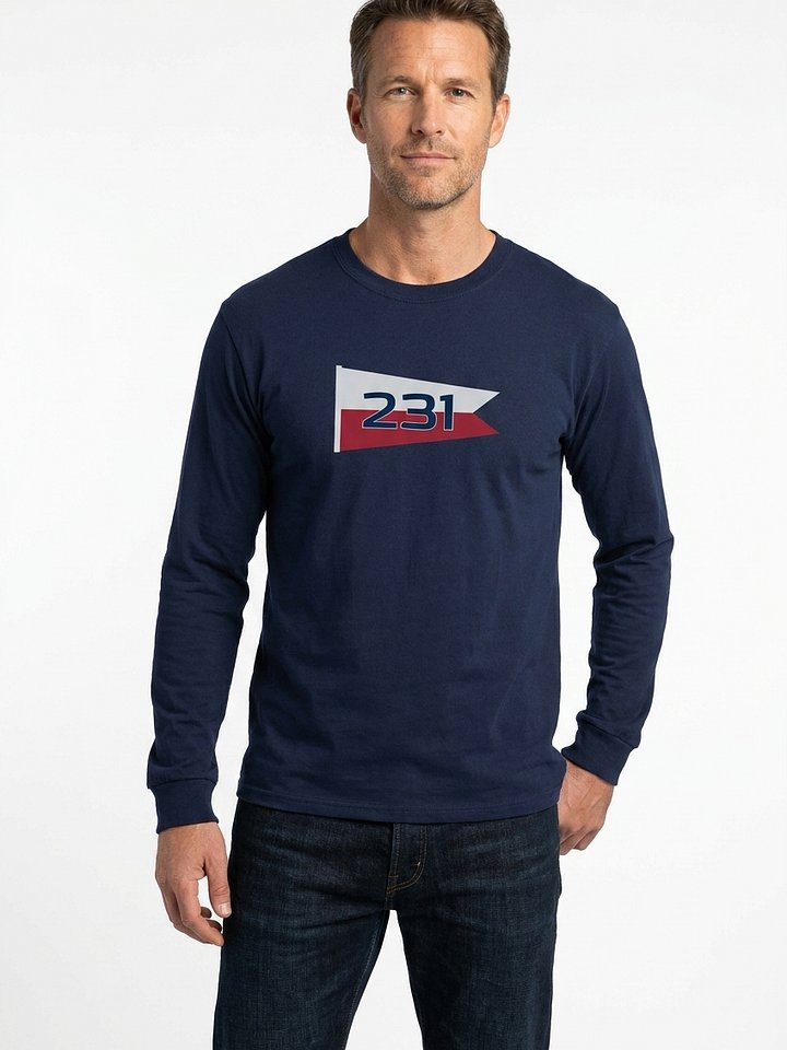231 Red Pennant Long Sleeve Tee product image (2)