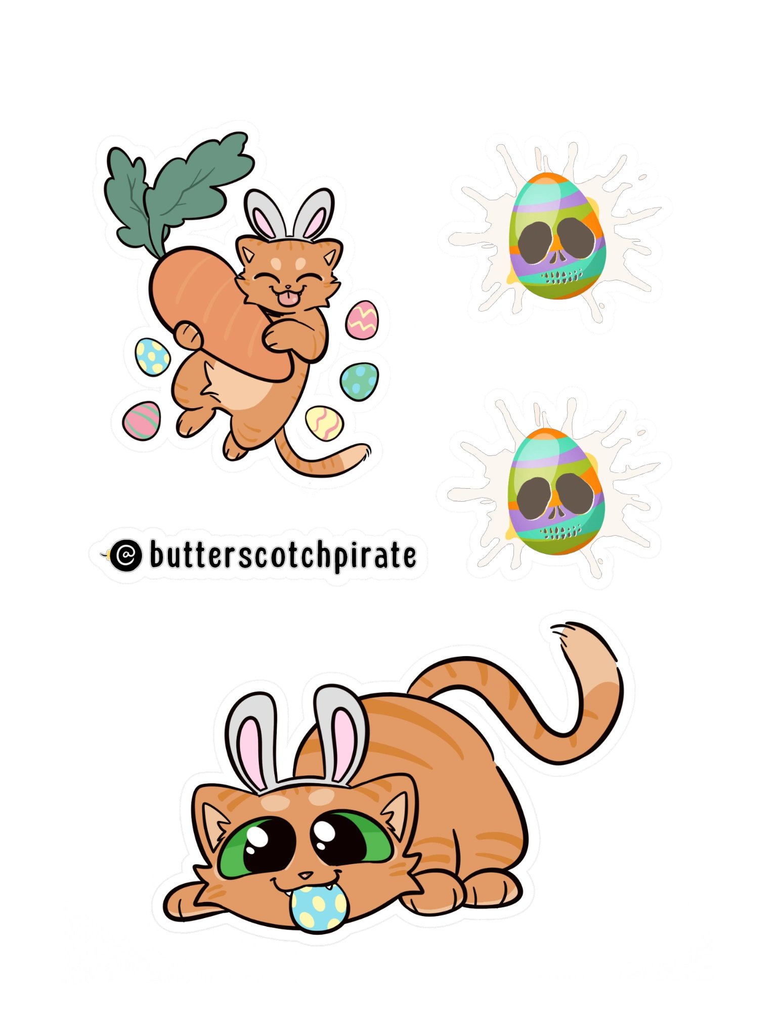Bunny Babs Sticker Pack (5 stickers) product image (3)