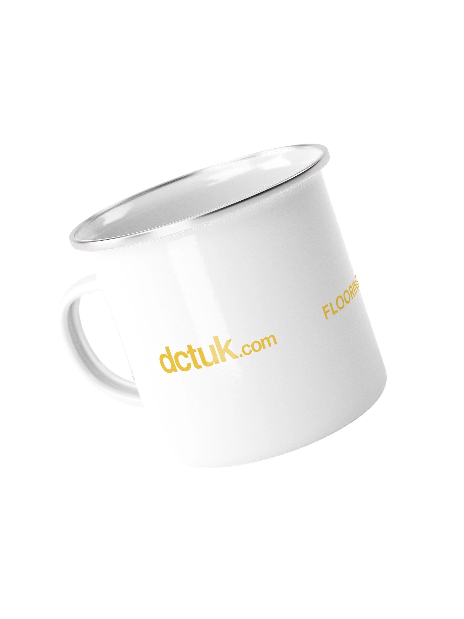 DCTUK White Gold Enamel Mug product image (4)