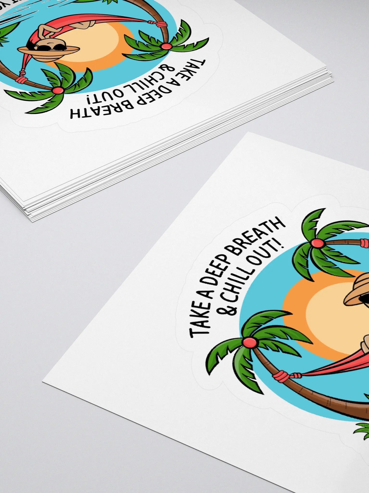 Tropical Sunset Hammock Sticker product image (12)