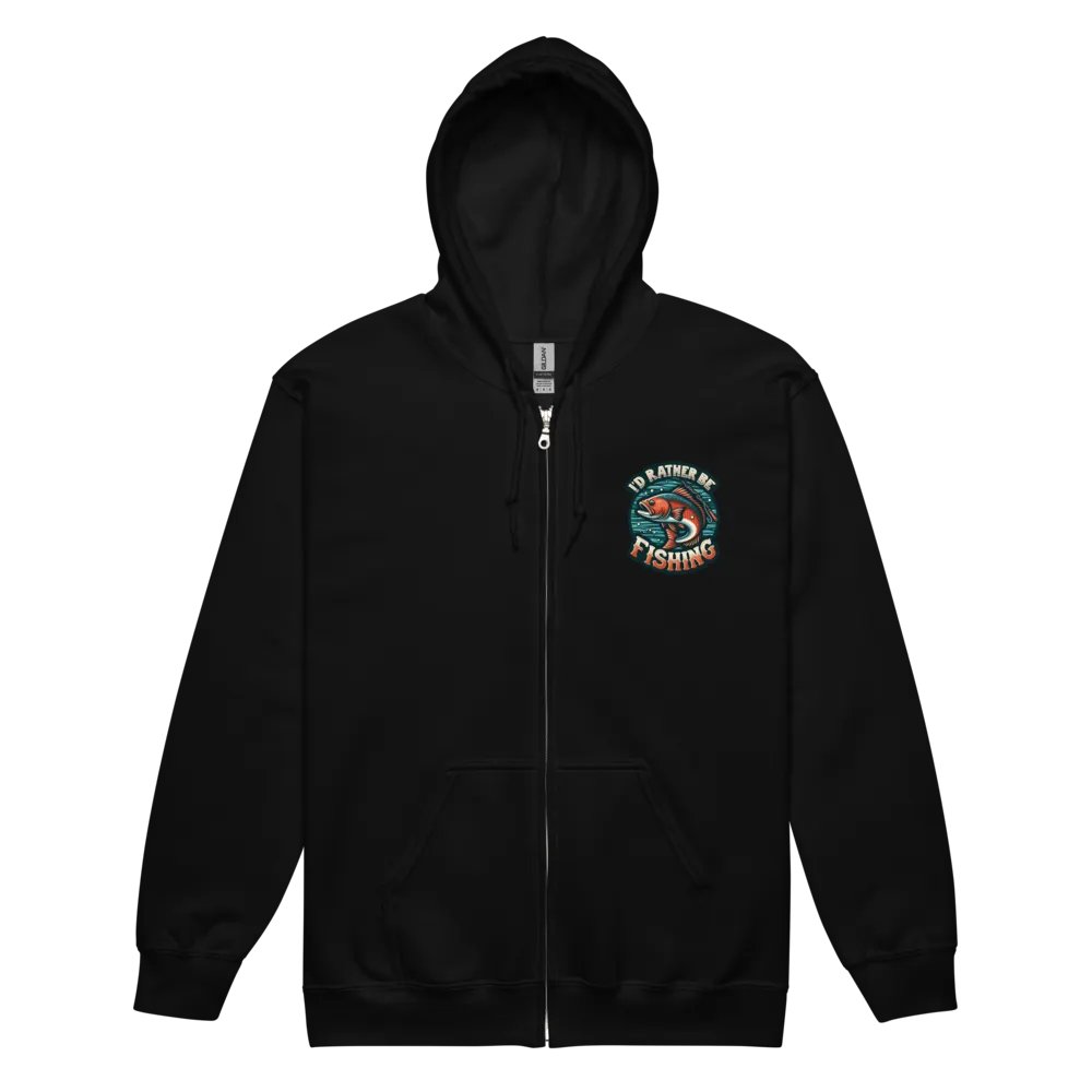 I'd Rather Be Fishing Printed Hoodie product image (2)