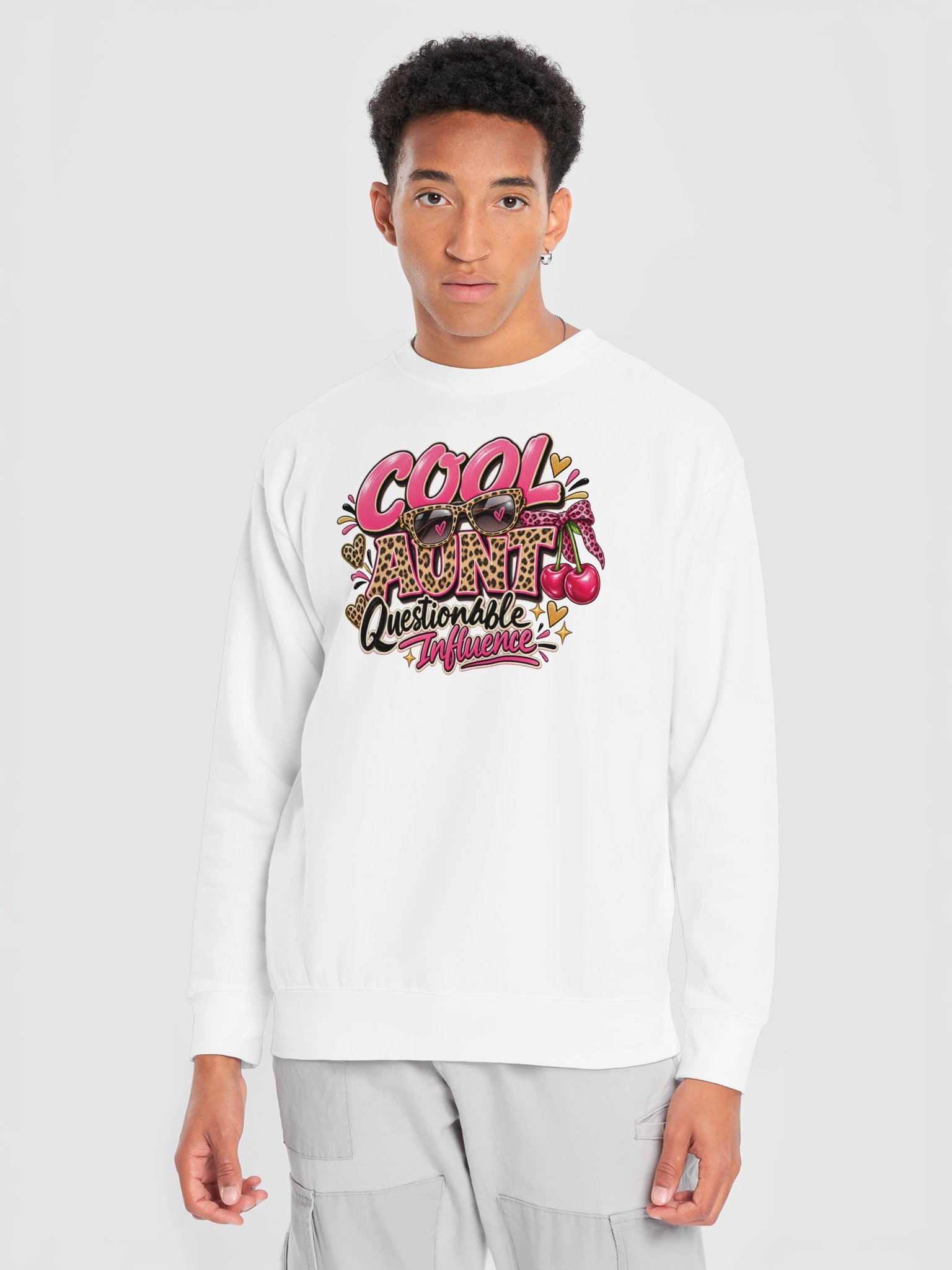 Cool Aunt Questionable Influence Funny Aunt Sweatshirt product image (5)