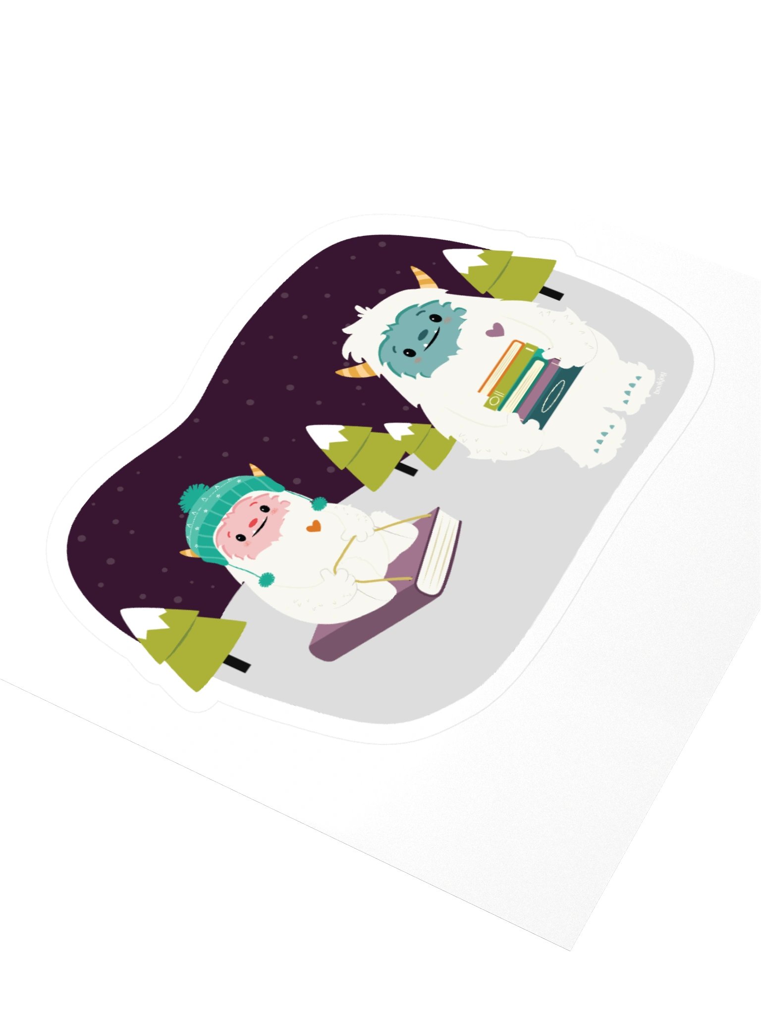 I'm Yeti to Read! Sticker product image (3)