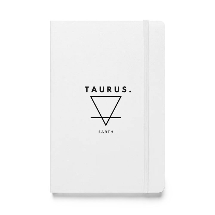 Taurus Earth White Note Book product image (1)