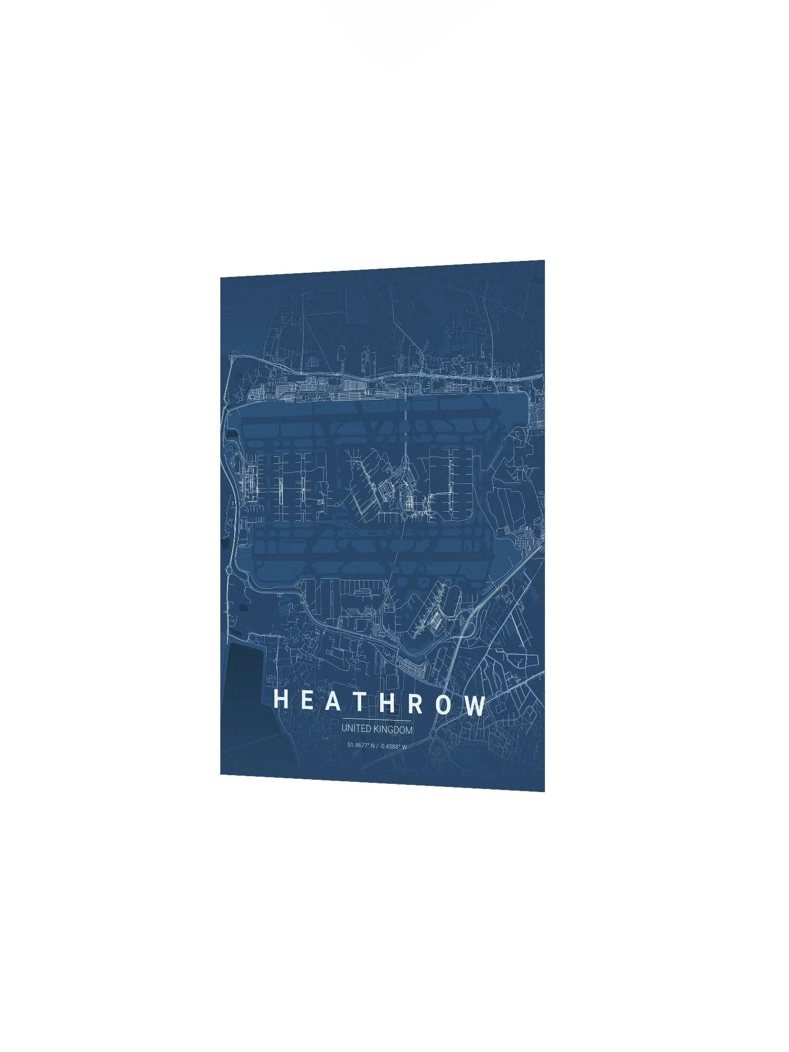 London Heathrow Blueprint Poster product image (6)